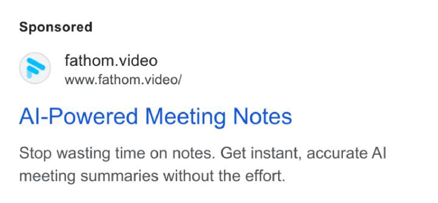 Fathom AI NoteTaker Leads PPC Campaign_page-0007
